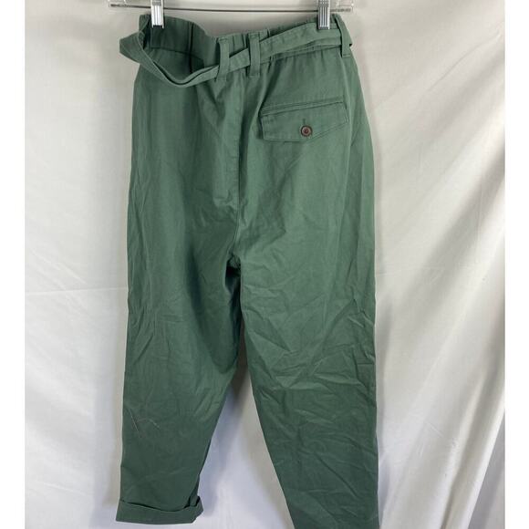 NWT A New Day Green Paperbag Pants Size 8 - Picture 4 of 4